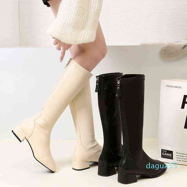 2021 new ins ladies beige high heels wedge heel boots autumn designer pointed toe knee-length, Black
2021 new ins ladies beige high heels wedge heel boots autumn designer pointed toe knee-length, Black