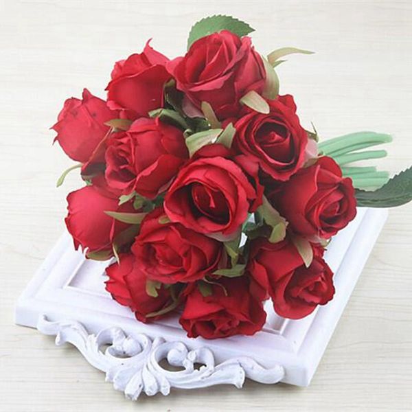 decorative flowers & wreaths 12pcs/lots artificial rose wedding bouquet thai royal silk home decoration party decor(red)
decorative flowers & wreaths 12pcs/lots artificial rose wedding bouquet thai royal silk home decoration party decor(red)