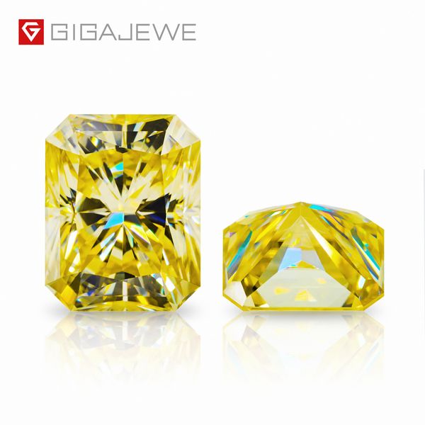 gigajewe vivid yellow color radiant cut vvs1 moissanite diamond 1-10ct for jewelry making, Black
gigajewe vivid yellow color radiant cut vvs1 moissanite diamond 1-10ct for jewelry making, Black