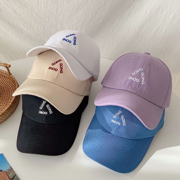 white baseball female spring and summer thin xiaozhongchao brand new letter embroidered cap sunscreen, Blue;gray
white baseball female spring and summer thin xiaozhongchao brand new letter embroidered cap sunscreen, Blue;gray
