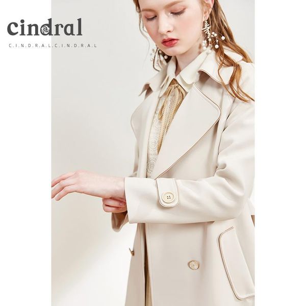 women's trench coats 2021 spring windbreaker medium length fashion solid color double breasted temperament simple coat for women, Tan;black
women's trench coats 2021 spring windbreaker medium length fashion solid color double breasted temperament simple coat for women, Tan;black