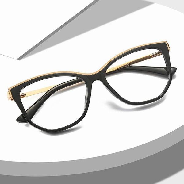 fashion sunglasses frames eleccion optical glasses cat eye full rim frame women spring temple computer eyewear 2021 prescription myopia eyeg, Black
fashion sunglasses frames eleccion optical glasses cat eye full rim frame women spring temple computer eyewear 2021 prescription myopia eyeg, Black