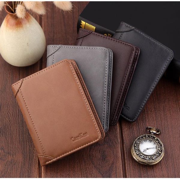 wallet leisure men's slim leather mini trifold purse coin vintage purses business mens wallets, Red;black
wallet leisure men's slim leather mini trifold purse coin vintage purses business mens wallets, Red;black