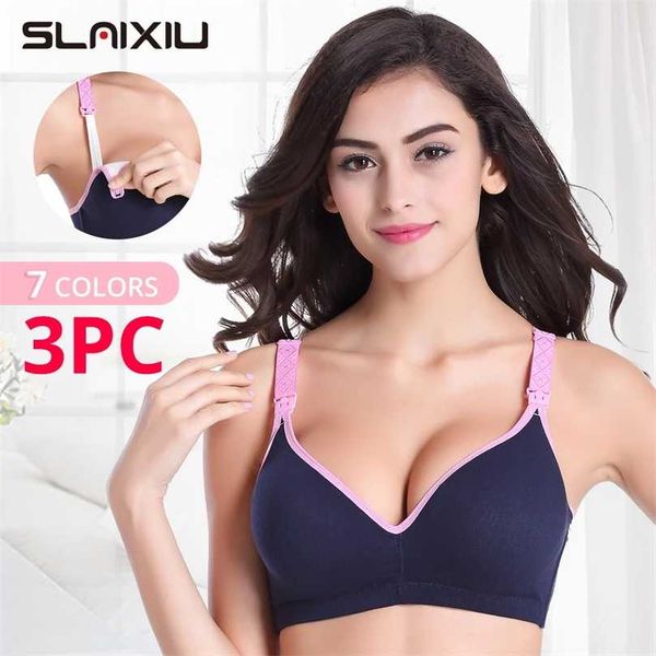 3pc/lot maternity nursing bras cotton breastfeeding pregnant women pregnancy underwear breast feeding bra clothing 211105, White
3pc/lot maternity nursing bras cotton breastfeeding pregnant women pregnancy underwear breast feeding bra clothing 211105, White