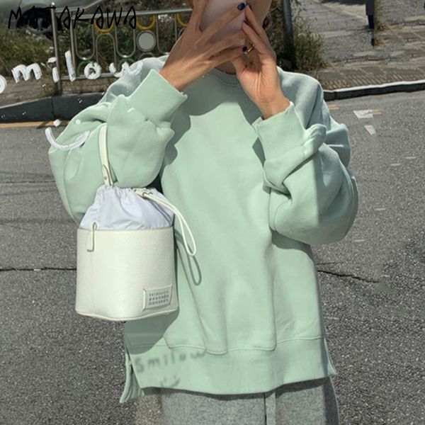matakawa irregular split plush long sleeves hoodies korean autumn and winter candy round sweatshirt neck women pullover 210513, Black
matakawa irregular split plush long sleeves hoodies korean autumn and winter candy round sweatshirt neck women pullover 210513, Black