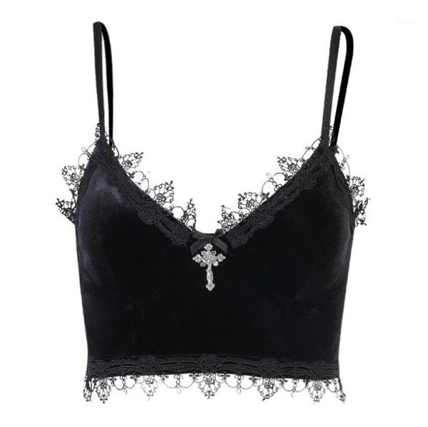 bustiers & corsets gothic dark velvet bra camisole women harajuku mall goth lace trim emo alternative crop tank retro vests p2210, Black;white
bustiers & corsets gothic dark velvet bra camisole women harajuku mall goth lace trim emo alternative crop tank retro vests p2210, Black;white
