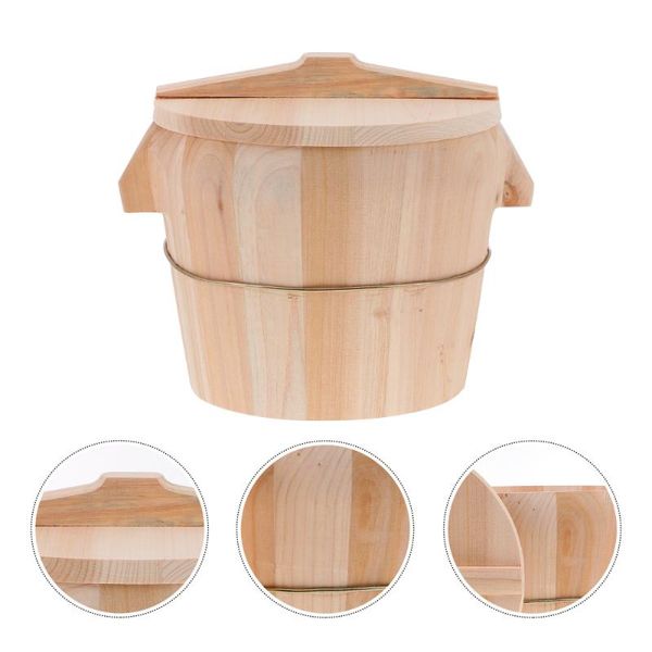 storage bottles & jars 1set home kitchen rice steamer with lid natural wooden steamed bucket
storage bottles & jars 1set home kitchen rice steamer with lid natural wooden steamed bucket