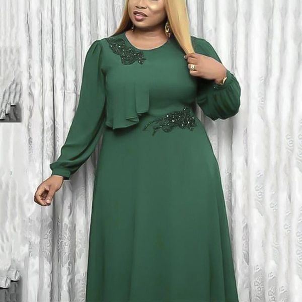 casual dresses vintage for women 2021 french style retro solid beaded full sleeve high waisted floor length elegant evening night dress, Black;gray
casual dresses vintage for women 2021 french style retro solid beaded full sleeve high waisted floor length elegant evening night dress, Black;gray