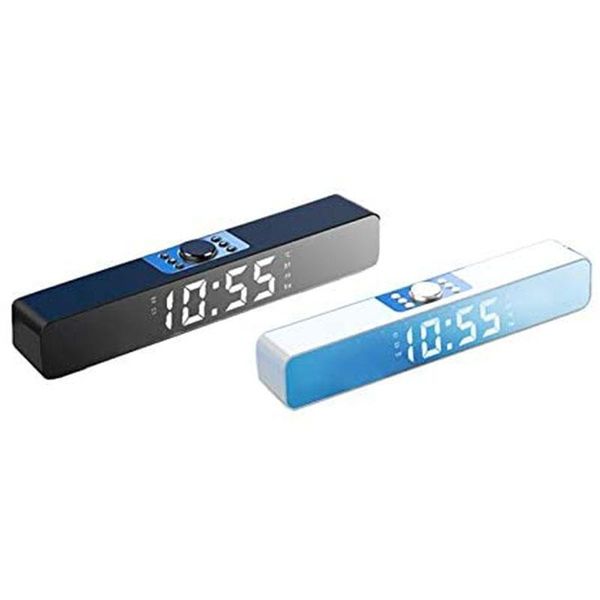 sound bar alarm clock wireless bluetooth speaker home theater surround subwoofer aux usb for pc portable speakers
sound bar alarm clock wireless bluetooth speaker home theater surround subwoofer aux usb for pc portable speakers