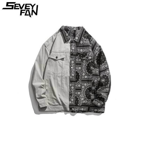 men's jackets seveyfan jacket contrast patchwork loose casual workwear young personality, Black;brown
men's jackets seveyfan jacket contrast patchwork loose casual workwear young personality, Black;brown