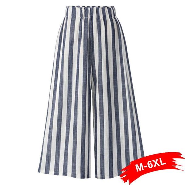 women's pants & capris plus size elastic waist wide leg cotton and linen stripe 3xl 4xl 6xl spring summer beach high trousers, Black;white
women's pants & capris plus size elastic waist wide leg cotton and linen stripe 3xl 4xl 6xl spring summer beach high trousers, Black;white