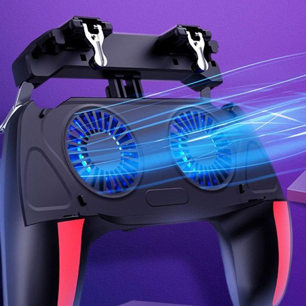 2-in-1 dual fan mobile phone radiator cellphone power bank silent cooler gamepad f62c game controllers & joysticks
2-in-1 dual fan mobile phone radiator cellphone power bank silent cooler gamepad f62c game controllers & joysticks