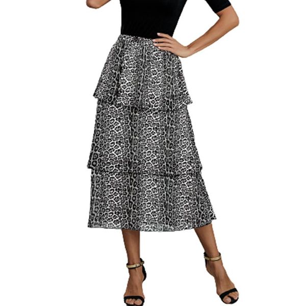 skirts fashion leopard print three-layer midi skirt women spring autumn elastic waist with cake party street ladies white vestido, Black
skirts fashion leopard print three-layer midi skirt women spring autumn elastic waist with cake party street ladies white vestido, Black