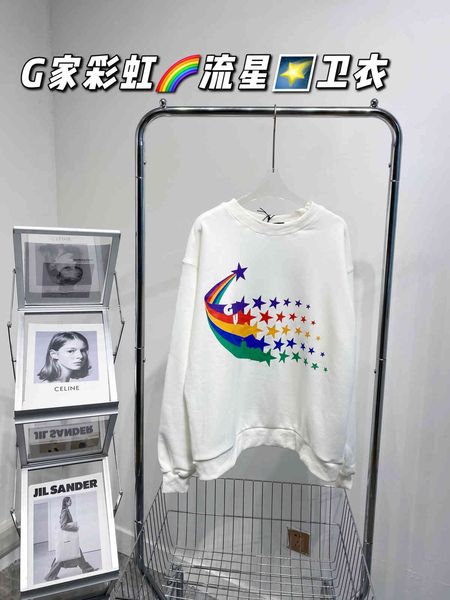 21 tide early autumn new rainbow meteor sweater 360g cotton large terry men and women alike comfortable modern leisure, Black
21 tide early autumn new rainbow meteor sweater 360g cotton large terry men and women alike comfortable modern leisure, Black