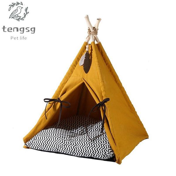 cat beds & furniture pet tent for dogs puppy bed yellow canvas dog cute house teepee with cushion pets up to 15lbs
cat beds & furniture pet tent for dogs puppy bed yellow canvas dog cute house teepee with cushion pets up to 15lbs
