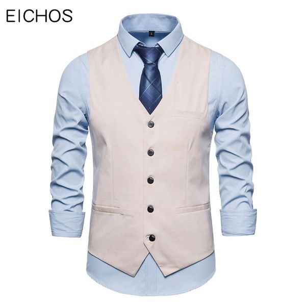 men's vests 2021 men suit vest business casual single-breasted solid color sleeveless waistcoat formal groomman for wedding, Black;white
men's vests 2021 men suit vest business casual single-breasted solid color sleeveless waistcoat formal groomman for wedding, Black;white