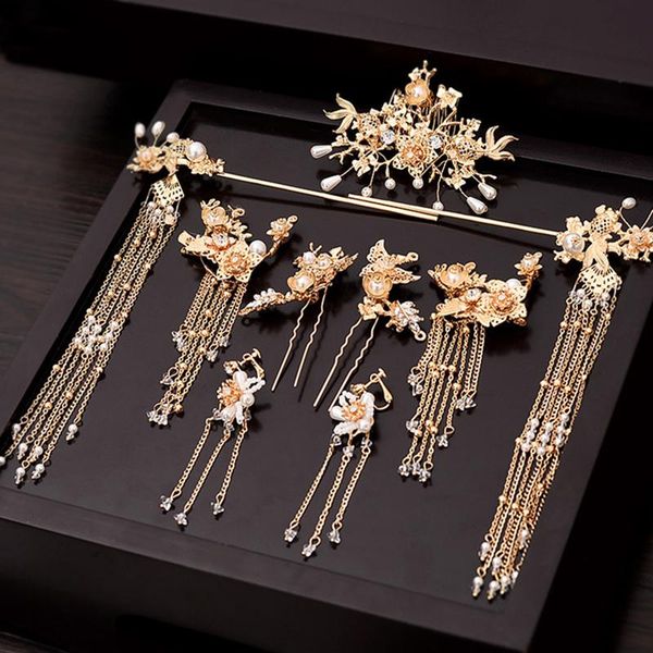 hair clips & barrettes flower pearls hairpins sticks sets vintage gold color combs earrings jewelry classical style accessories jl, Golden;silver
hair clips & barrettes flower pearls hairpins sticks sets vintage gold color combs earrings jewelry classical style accessories jl, Golden;silver