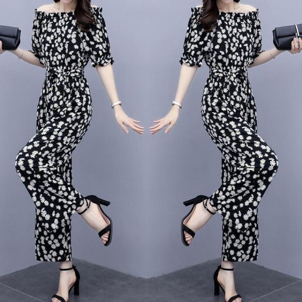 women's jumpsuits & rompers daisy jumpsuit wide leg chiffon off shoulder romper combinaison femme one piece pants fashion clothes salop, Black;white
women's jumpsuits & rompers daisy jumpsuit wide leg chiffon off shoulder romper combinaison femme one piece pants fashion clothes salop, Black;white