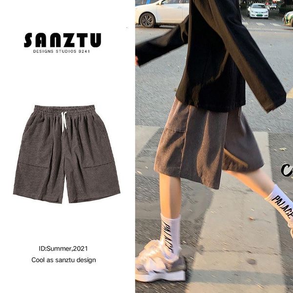 summer drawstring corduroy shorts men's fashion retro casual men streetwear loose straight pocket mens m-3xl, White;black
summer drawstring corduroy shorts men's fashion retro casual men streetwear loose straight pocket mens m-3xl, White;black