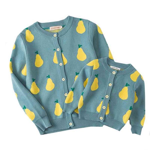 look clothes parent-child girl women's sweater family matching outfits mother daughter cardigan 210417, Blue
look clothes parent-child girl women's sweater family matching outfits mother daughter cardigan 210417, Blue