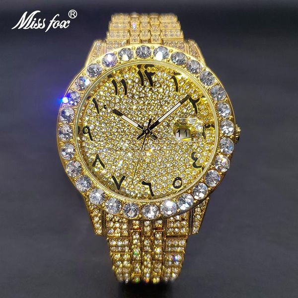 wristwatches 18k gold men watch missfox calendar waterproof watches modern original wristwatch drop relógio masculino, Slivery;brown
wristwatches 18k gold men watch missfox calendar waterproof watches modern original wristwatch drop relógio masculino, Slivery;brown