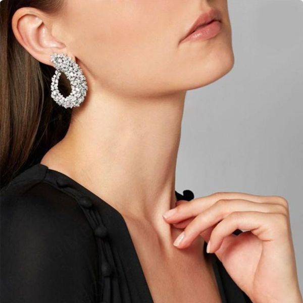 stud kellybola irregular hook earrings full micro cubic zirconia pave for bridal engagement jewelry, Golden;silver
stud kellybola irregular hook earrings full micro cubic zirconia pave for bridal engagement jewelry, Golden;silver
