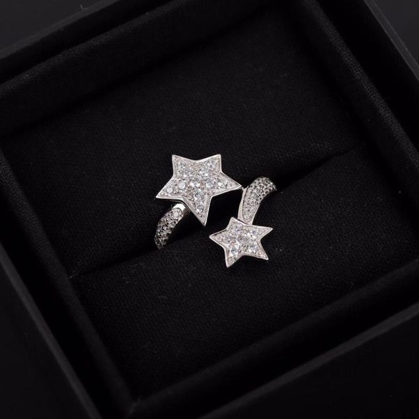 cluster rings brand pure 925 sterling silver jewelry for women star cz diamond wedding engagement branch ring luxury, Golden;silver
cluster rings brand pure 925 sterling silver jewelry for women star cz diamond wedding engagement branch ring luxury, Golden;silver
