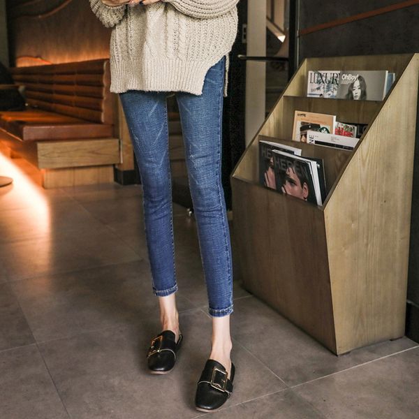 women's jeans high waist jeans autumn and winter 2021 korean version trim tight thin plush leg long pants, Blue
women's jeans high waist jeans autumn and winter 2021 korean version trim tight thin plush leg long pants, Blue