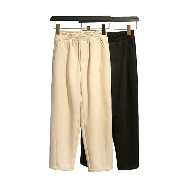 women's pants & capris 2021 cozy plus size 5xl woolen women elastic waist casual trousers female loose wide-leg 100kg can wear 3129, Black;white
women's pants & capris 2021 cozy plus size 5xl woolen women elastic waist casual trousers female loose wide-leg 100kg can wear 3129, Black;white