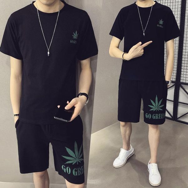 men's tracksuits trend cotton fashion printing two piece set men 2021 spring short-sleeved two-piece slim street sportswear, Gray
men's tracksuits trend cotton fashion printing two piece set men 2021 spring short-sleeved two-piece slim street sportswear, Gray