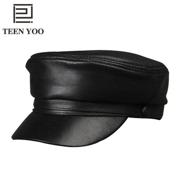 luxury fashion visor leather hats flat military hat women men sailor warm cap sheepskin material leisure student black wide brim, Blue;gray
luxury fashion visor leather hats flat military hat women men sailor warm cap sheepskin material leisure student black wide brim, Blue;gray