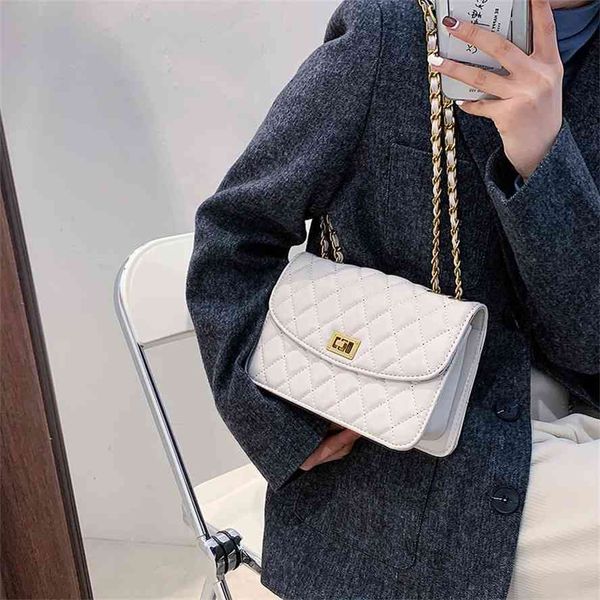 lingge chain women's 2021 new spring and autumn texture messenger ins net red fashion small square bag
lingge chain women's 2021 new spring and autumn texture messenger ins net red fashion small square bag