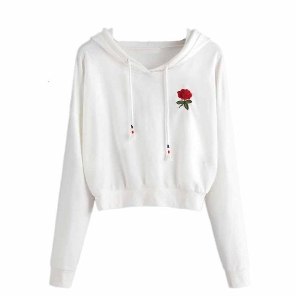 women's hoodies & sweatshirts women hoodie rose embroidered sweatshirt jumper crop pullover sudaderas para mujer drop winter 0sia, Black
women's hoodies & sweatshirts women hoodie rose embroidered sweatshirt jumper crop pullover sudaderas para mujer drop winter 0sia, Black