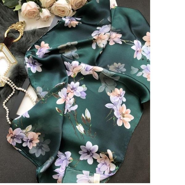 scarves floral 100% real silk scarf shawl wraps for women charming hijab head female gifts 170x53cm, Blue;gray
scarves floral 100% real silk scarf shawl wraps for women charming hijab head female gifts 170x53cm, Blue;gray