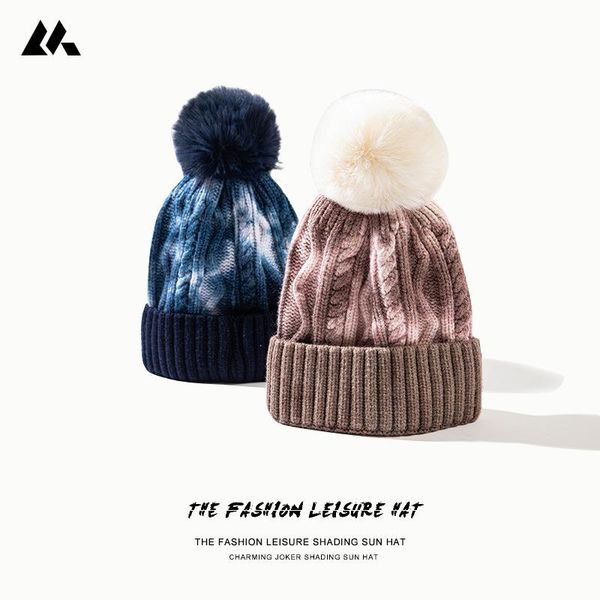 beanies winter tie dye wool cap with big fur pompom korean cute thicken knitted hat keep warm cuffed beanie pennywise russian trend
beanies winter tie dye wool cap with big fur pompom korean cute thicken knitted hat keep warm cuffed beanie pennywise russian trend