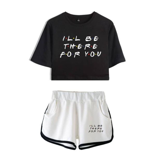 women's tracksuits cool luxury show i'll be there for you summer two piece set womens shorts+lovely t-shirt girls friends sport su, Gray
women's tracksuits cool luxury show i'll be there for you summer two piece set womens shorts+lovely t-shirt girls friends sport su, Gray
