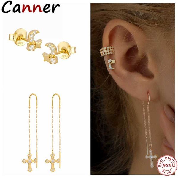sterling silver long tassel cross stud earrings 2021 fashion hanging women summer jewelry girls party gift, Golden;silver
sterling silver long tassel cross stud earrings 2021 fashion hanging women summer jewelry girls party gift, Golden;silver