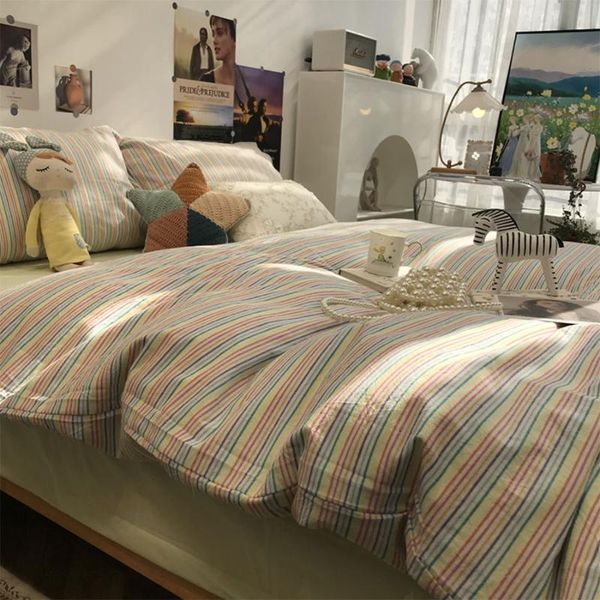 bedding sets colorful geometric stripes set kid teen adult,cotton twin full king home textile bed sheet pillow case quilt cover
bedding sets colorful geometric stripes set kid teen adult,cotton twin full king home textile bed sheet pillow case quilt cover