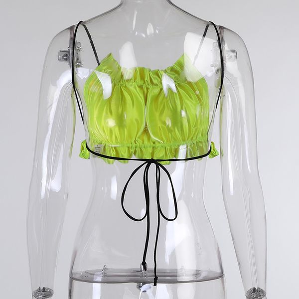 shestyle spaghetti strap crop women 2021 neon satin ruffles wrap corsets bandage backless sleeveless fashion camis ladyby, Black;white
shestyle spaghetti strap crop women 2021 neon satin ruffles wrap corsets bandage backless sleeveless fashion camis ladyby, Black;white