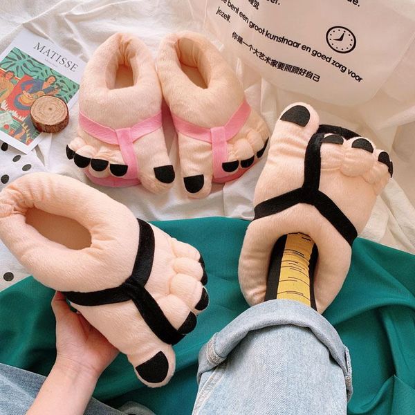 winter indoor funny big foot cotton poop woman slippers couple style cute plush fluffy comfortable house shoes, Black
winter indoor funny big foot cotton poop woman slippers couple style cute plush fluffy comfortable house shoes, Black
