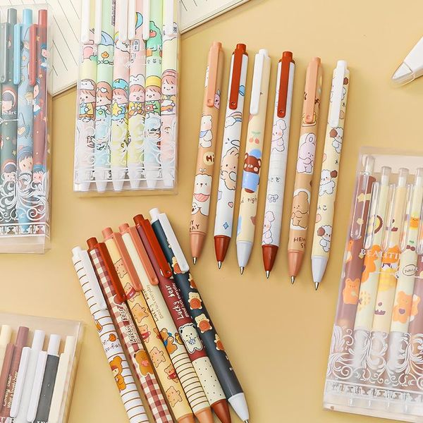 gel pens 6 pcs/set kawaii fresh collection mechanical ink cute stationery pen school office writing supplies gift decor kids
gel pens 6 pcs/set kawaii fresh collection mechanical ink cute stationery pen school office writing supplies gift decor kids