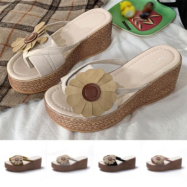 dress shoes beautiful women's fashion women summer solid peep toe casual wedge platform simple flower ladies sandals, Black
dress shoes beautiful women's fashion women summer solid peep toe casual wedge platform simple flower ladies sandals, Black