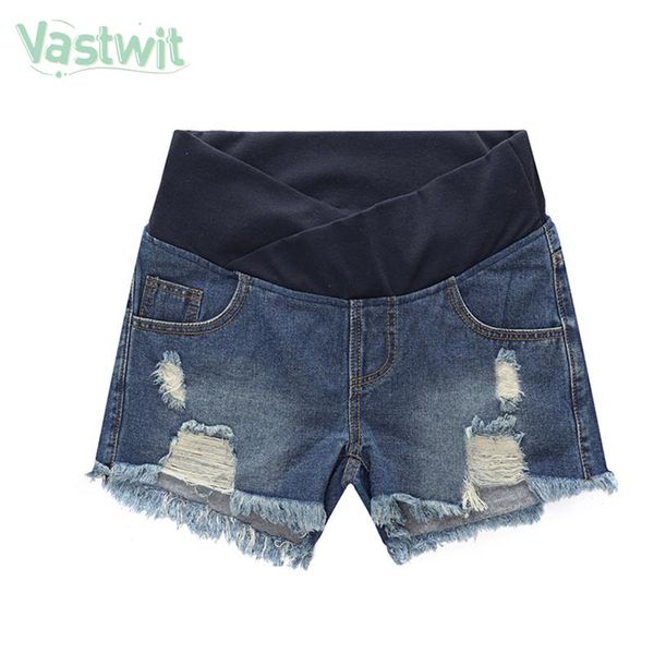 maternity ripped denim shorts summer pregnant women low waisted support belt jeans loose short pockets pants for pregnancy bottoms, White
maternity ripped denim shorts summer pregnant women low waisted support belt jeans loose short pockets pants for pregnancy bottoms, White