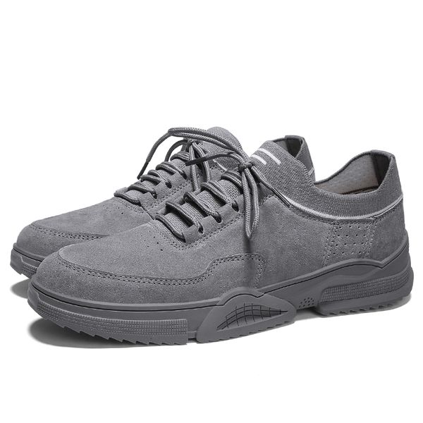 dress shoes men casual cow suede lace-up fashion sneaker breathable male sneakers walking man footwear kez4, Black
dress shoes men casual cow suede lace-up fashion sneaker breathable male sneakers walking man footwear kez4, Black