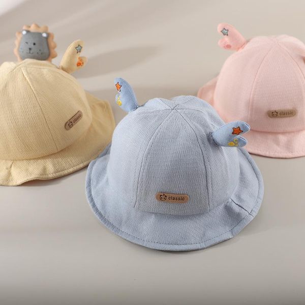 baby hat cartoon antlers super cute spring sunshade for boys and girls thin 3-12 months kids cap caps & hats, Yellow
baby hat cartoon antlers super cute spring sunshade for boys and girls thin 3-12 months kids cap caps & hats, Yellow