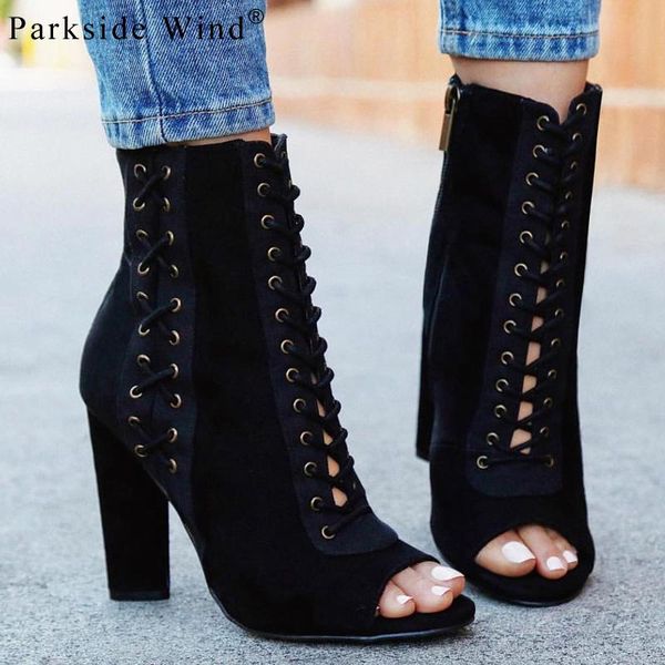 parkside wind women peep toe sandals high-heeled cross-strap ladies shoes 2021 hollow flock zipper xwc2511-45, Black
parkside wind women peep toe sandals high-heeled cross-strap ladies shoes 2021 hollow flock zipper xwc2511-45, Black