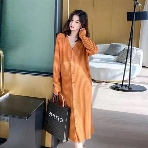 maternity dresses clothes v neck pregnant woman knit sweater skirt casual skiny dress full sleeve autumn, White
maternity dresses clothes v neck pregnant woman knit sweater skirt casual skiny dress full sleeve autumn, White