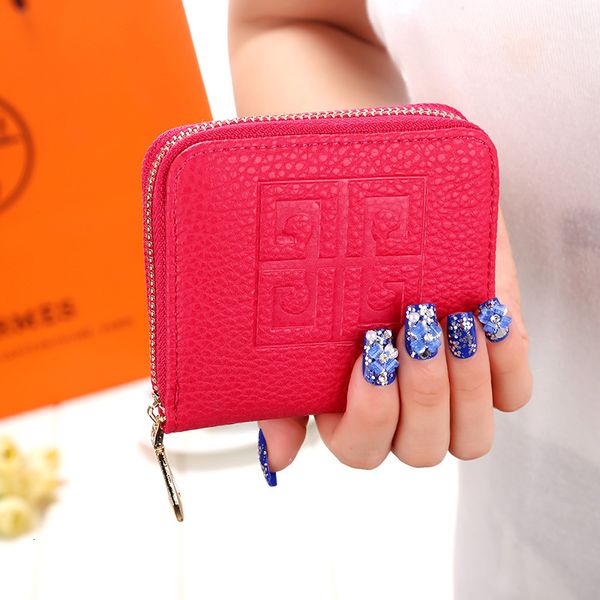 wallet 2021 mini women's multifunctional card bag zipper hand zero pu oem generation, Red;black
wallet 2021 mini women's multifunctional card bag zipper hand zero pu oem generation, Red;black
