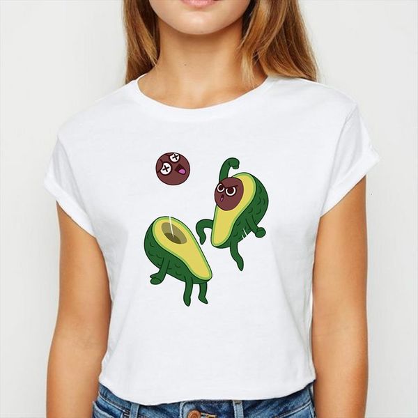 avocado harajuku spring summer women t shirts tee streetwear funny cartoon vestidos round neck, White
avocado harajuku spring summer women t shirts tee streetwear funny cartoon vestidos round neck, White