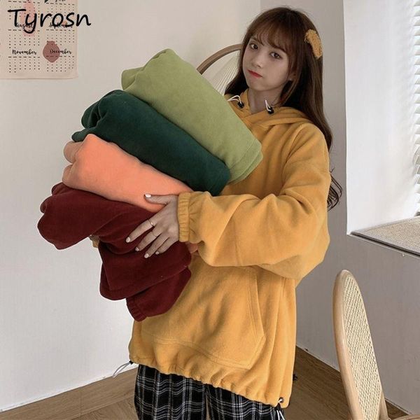 women's hoodies & sweatshirts with hat women solid thickening warm simple tender sweet candy colors lovely ulzzang students loose casua, Black
women's hoodies & sweatshirts with hat women solid thickening warm simple tender sweet candy colors lovely ulzzang students loose casua, Black